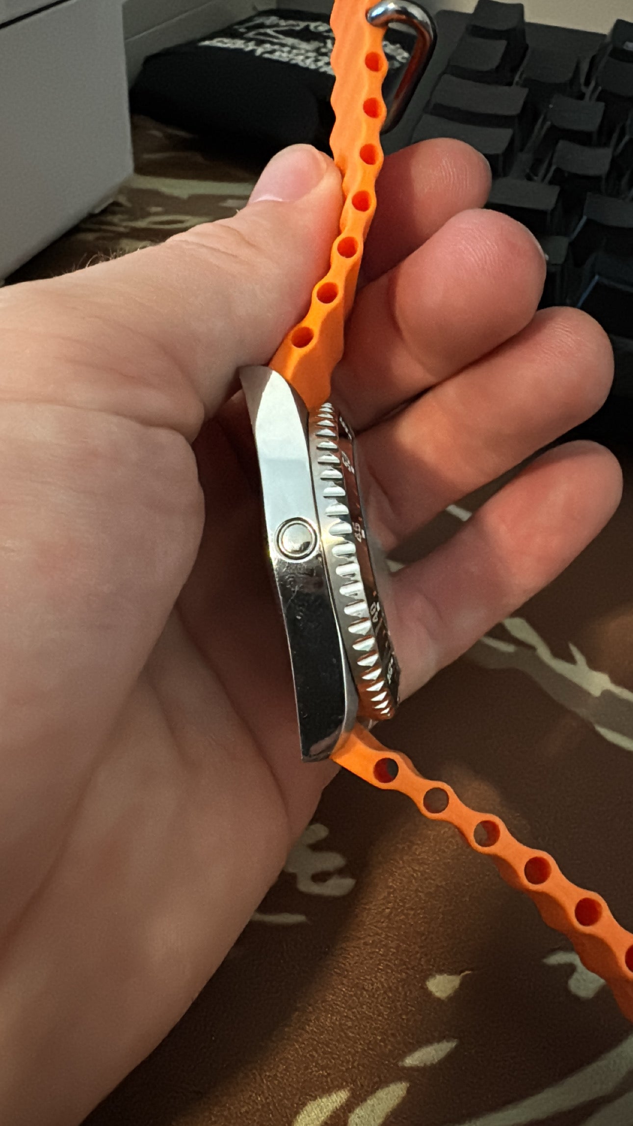 Aquacy 1769 Hei Matau Men's Automatic 300M Orange Dive Watch 1769.O.B.S