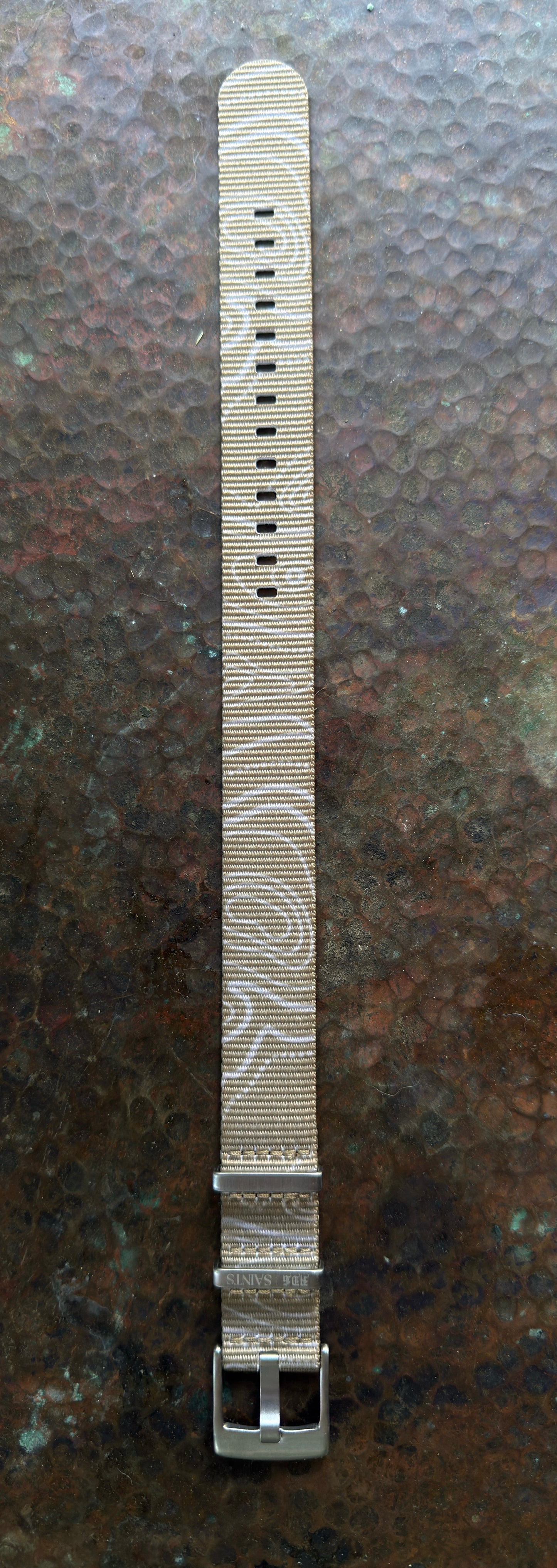 Black and Tan Topo Single Pass Ballistic Strap