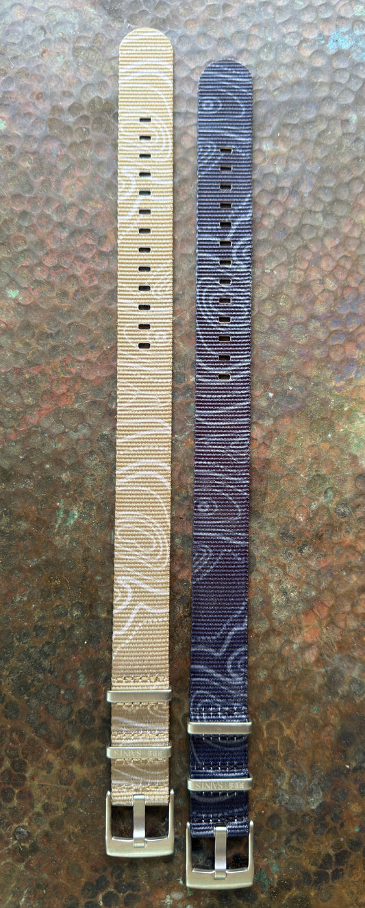 Black and Tan Topo Single Pass Ballistic Strap