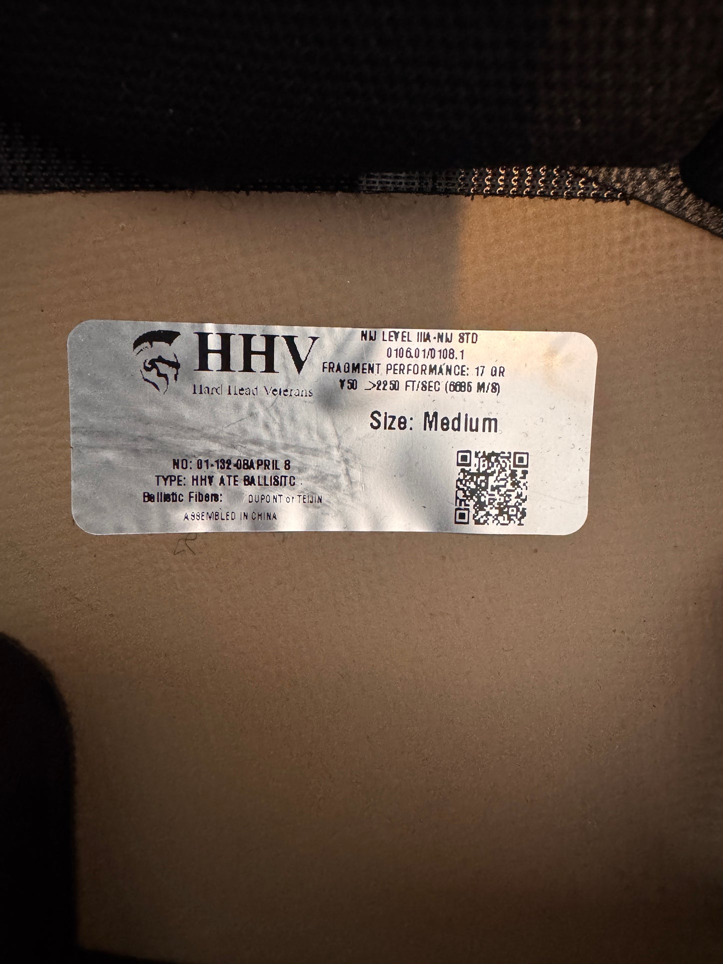 HHV GEN2 Ballistic High Cut