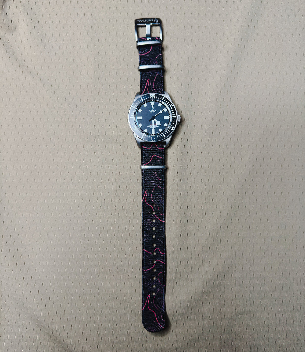 Red Topo Elastic Strap