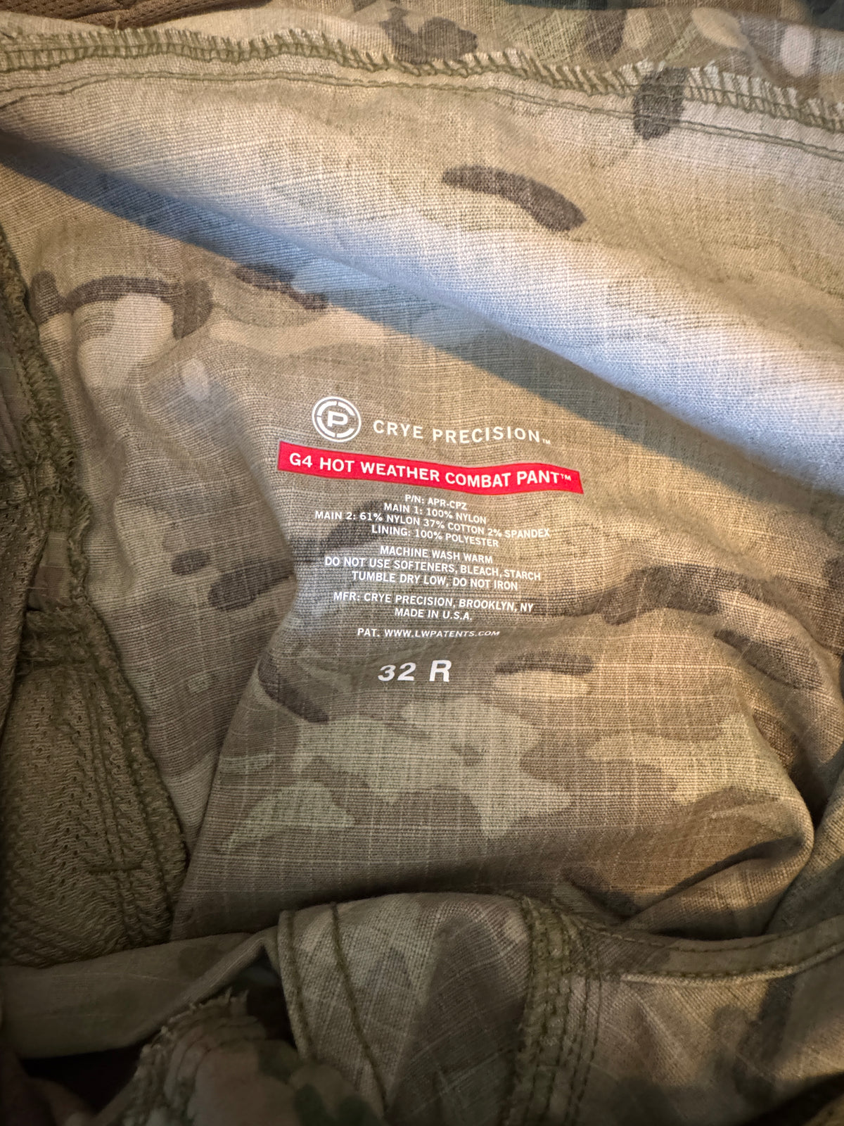 G4 Hot Weather Combat Pant